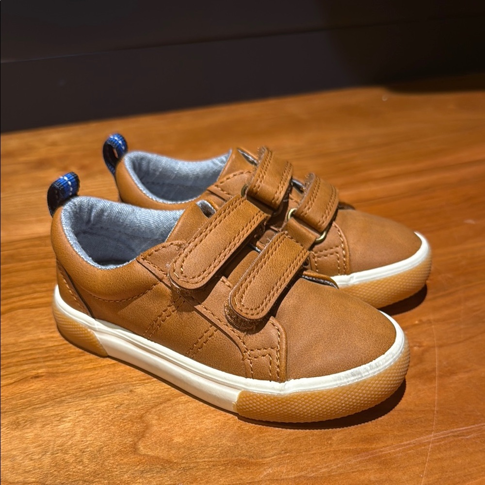 Cat & Jack Brown Velcro Sneakers for Everyday Comfort